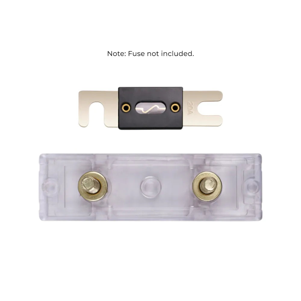 ANL fuse holder single unit for high current DC circuit protection in caravans