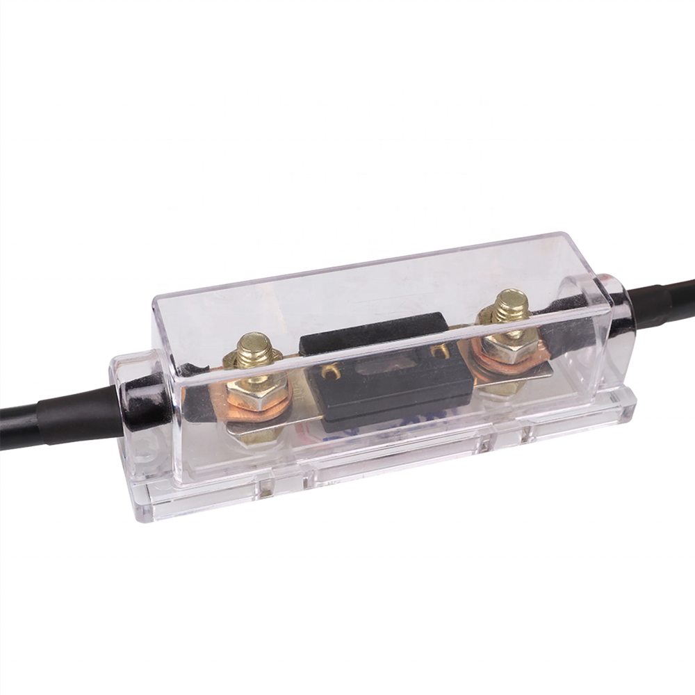 Single ANL fuse holder for solar, chargers, and DC accessory circuit protection