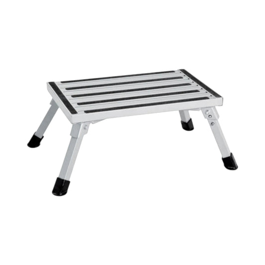 single folding portable caravan camping step stool for rv and camper use