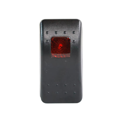compact illuminated rocker switch for caravan electrics and tidy wiring installs