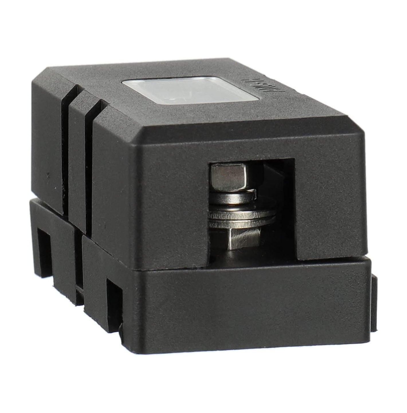 Single MIDI fuse holder with clear window for easy fuse inspection and quick checks