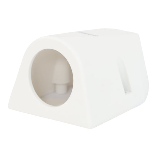 white single surface mount housing for 12v accessories
