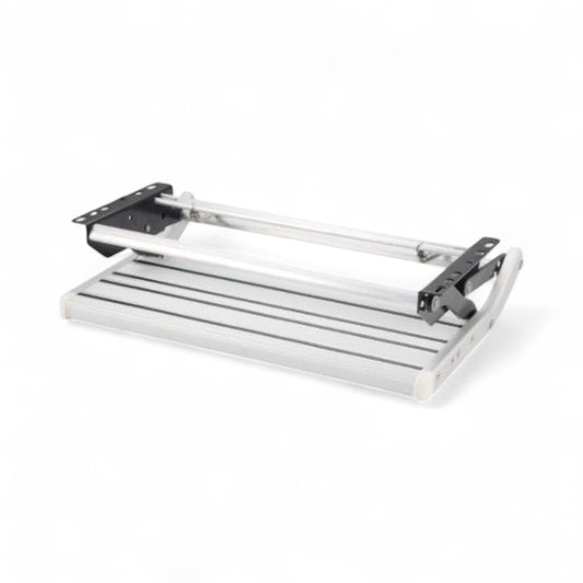 silver aluminium folding step for rv motorhome