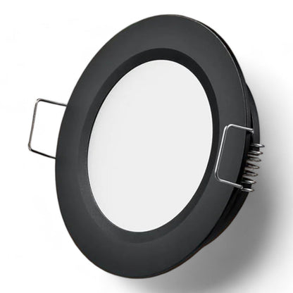 cool white 12v downlight in black housing