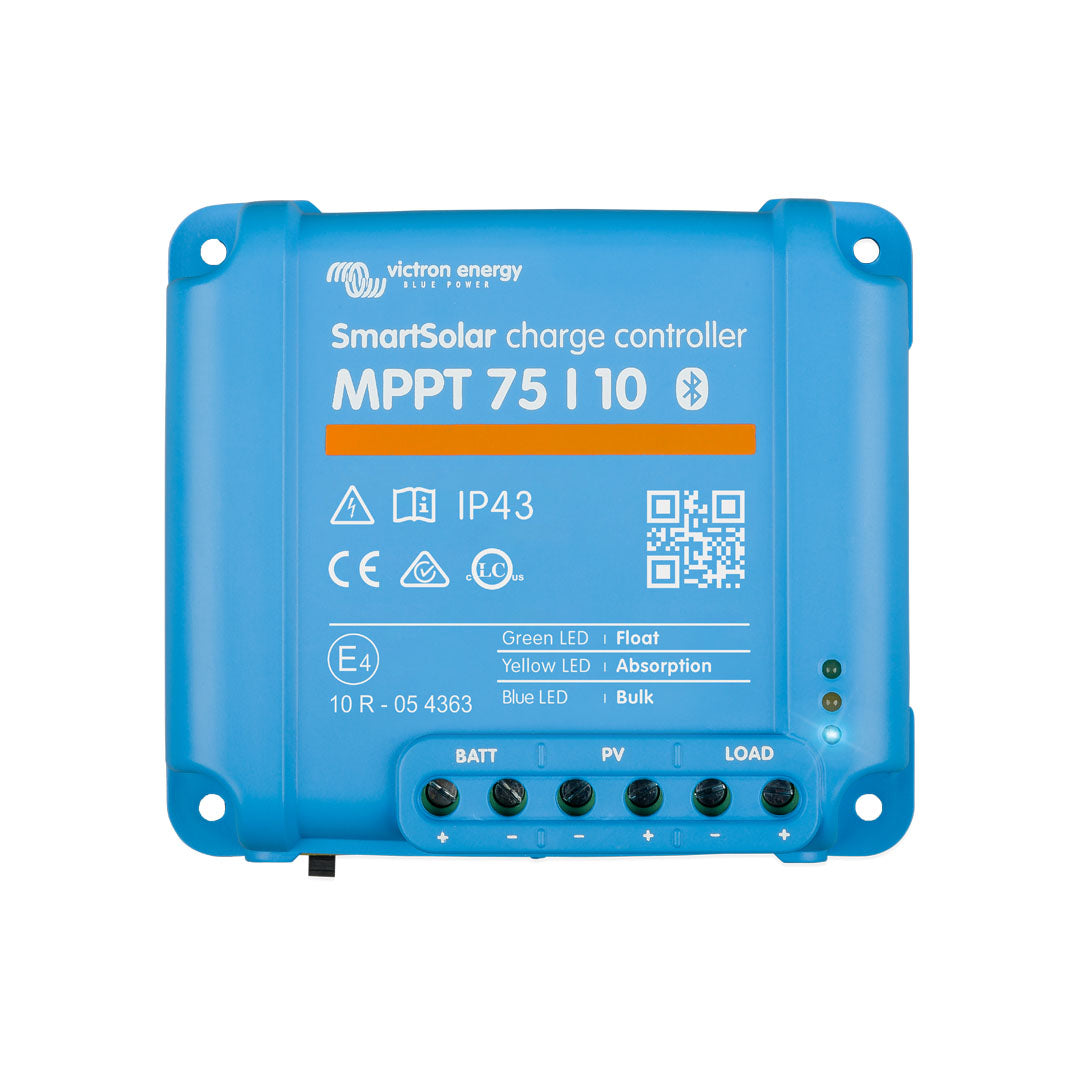 victron 75/10 smartsolar mppt regulator for caravan or rv use