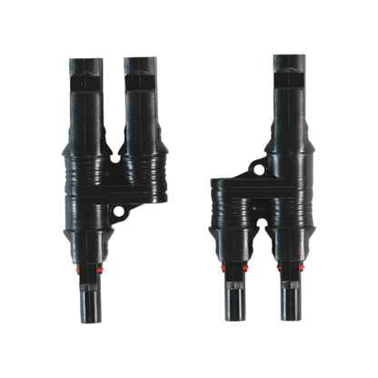 solar parallel 2-to-1 connector pair on bench