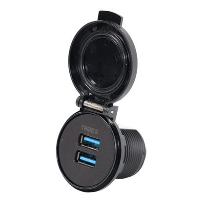 spring usb a charger socket for 12v to 24v systems