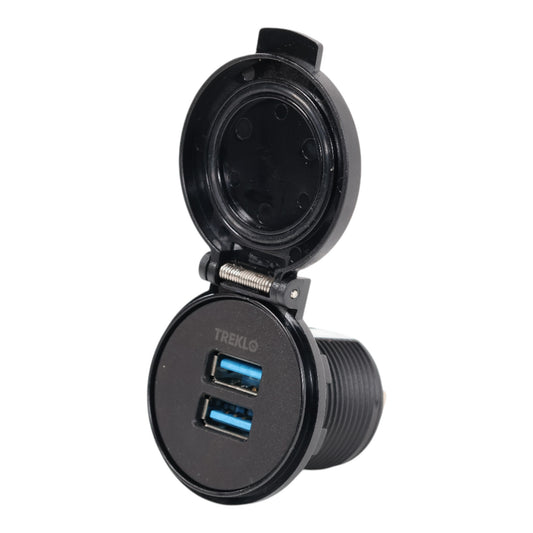 spring usb a charger socket for 12v to 24v systems