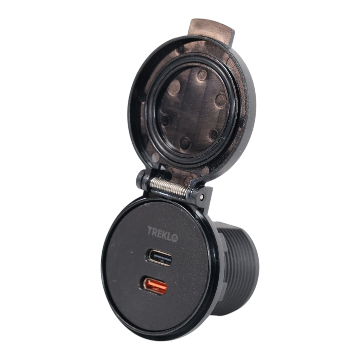 spring usb c charger socket for 12v to 24v systems