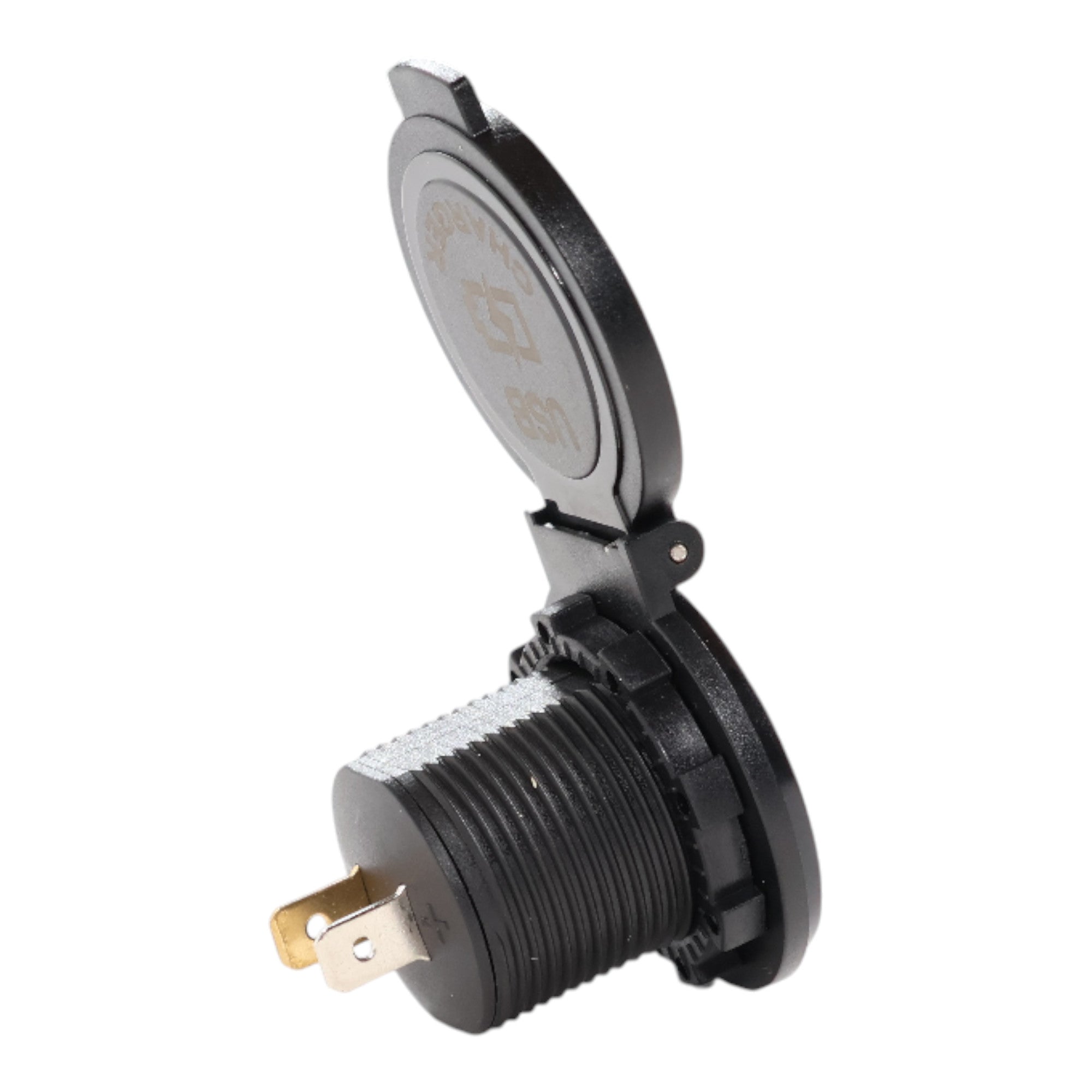Spring Dual USB-C Power Socket – Recessed Mount – 12–24V – Campervan ...