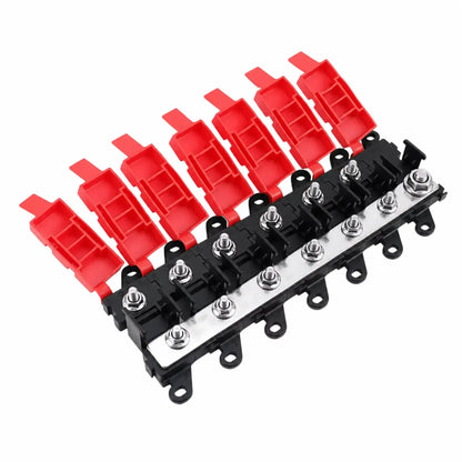RV stackable fuse holder for AMI and MIDI fuses in off grid power systems