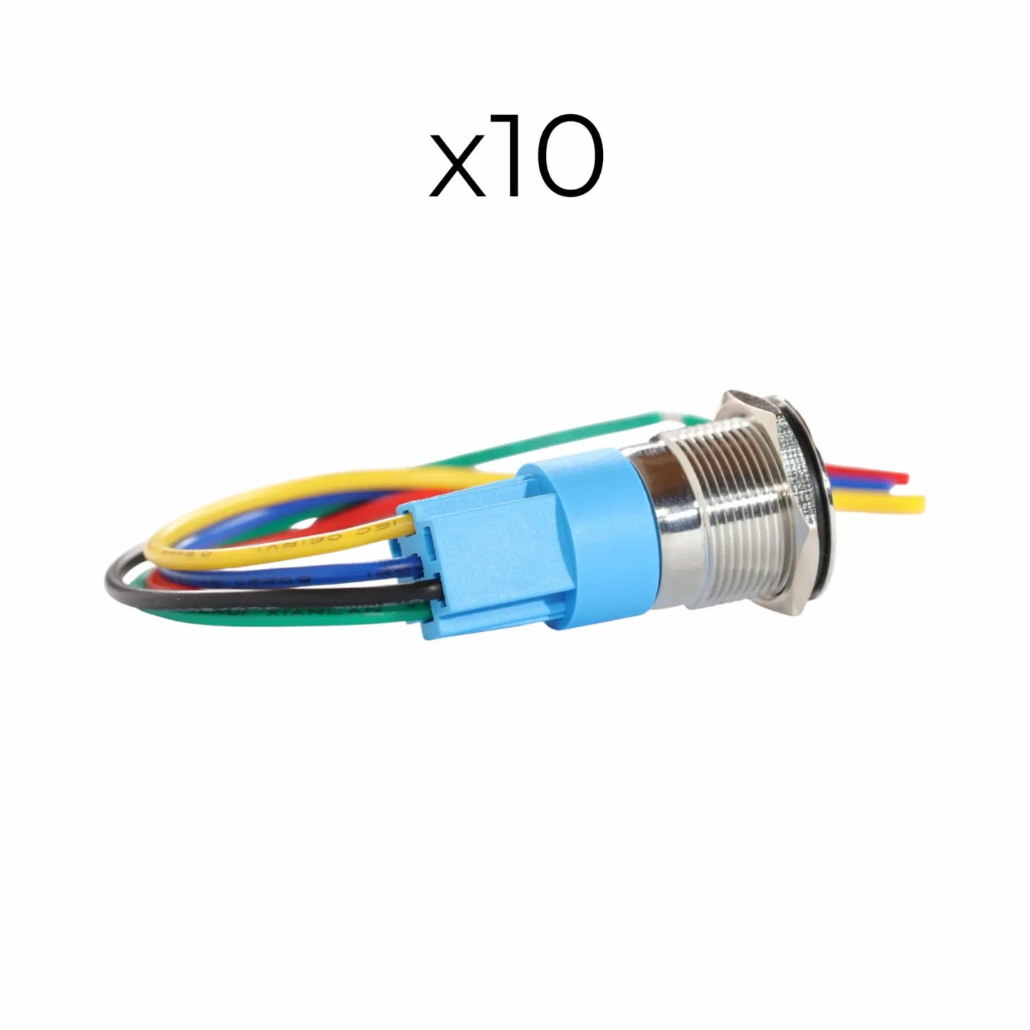 compact 22mm push button switch for caravan 12v power control and wiring builds