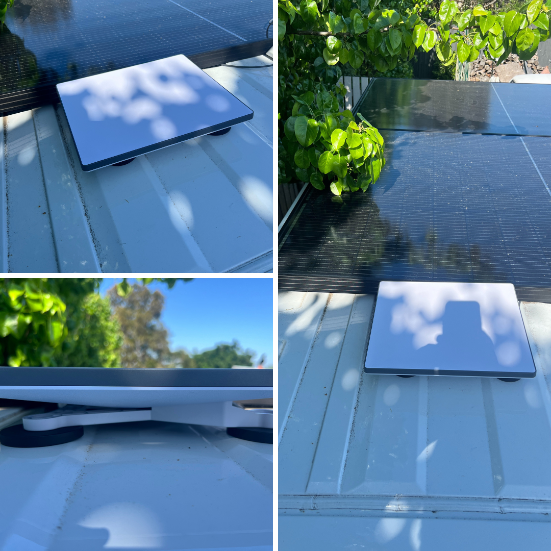 starlink mini flat magnet mount for rv roofs and portable internet setups