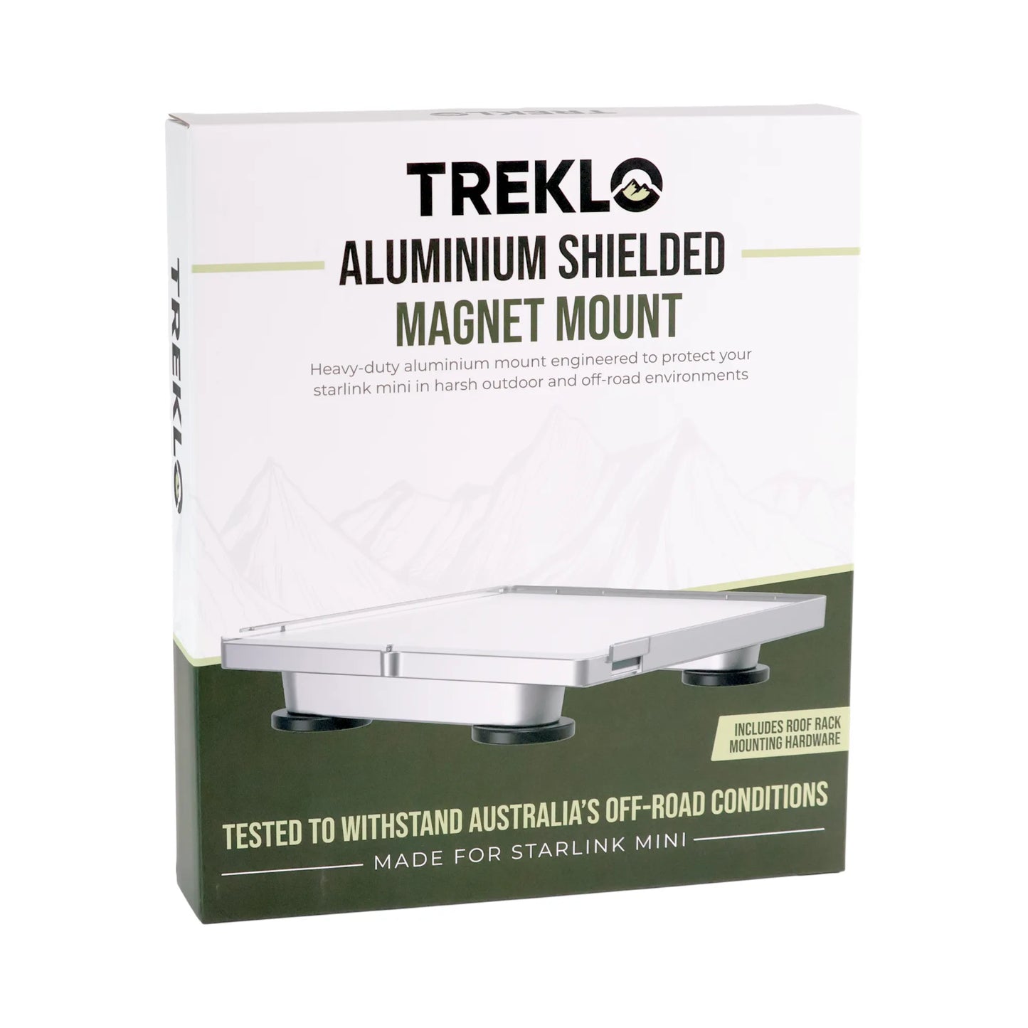 Starlink Mini magnet mount for caravan roof mounting with strong hold and quick removal