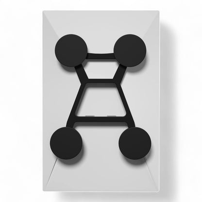 flat magnetic mount for starlink gen 3 v4 ideal for caravan touring and easy removal