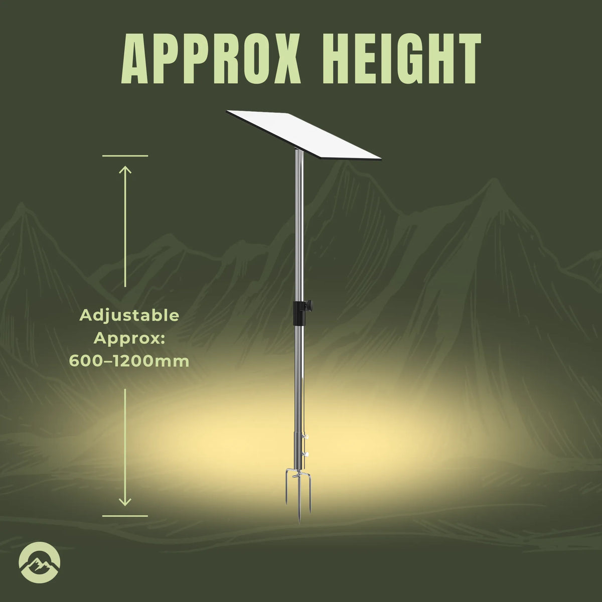 Freestanding Starlink ground mount for quick and easy outdoor deployment