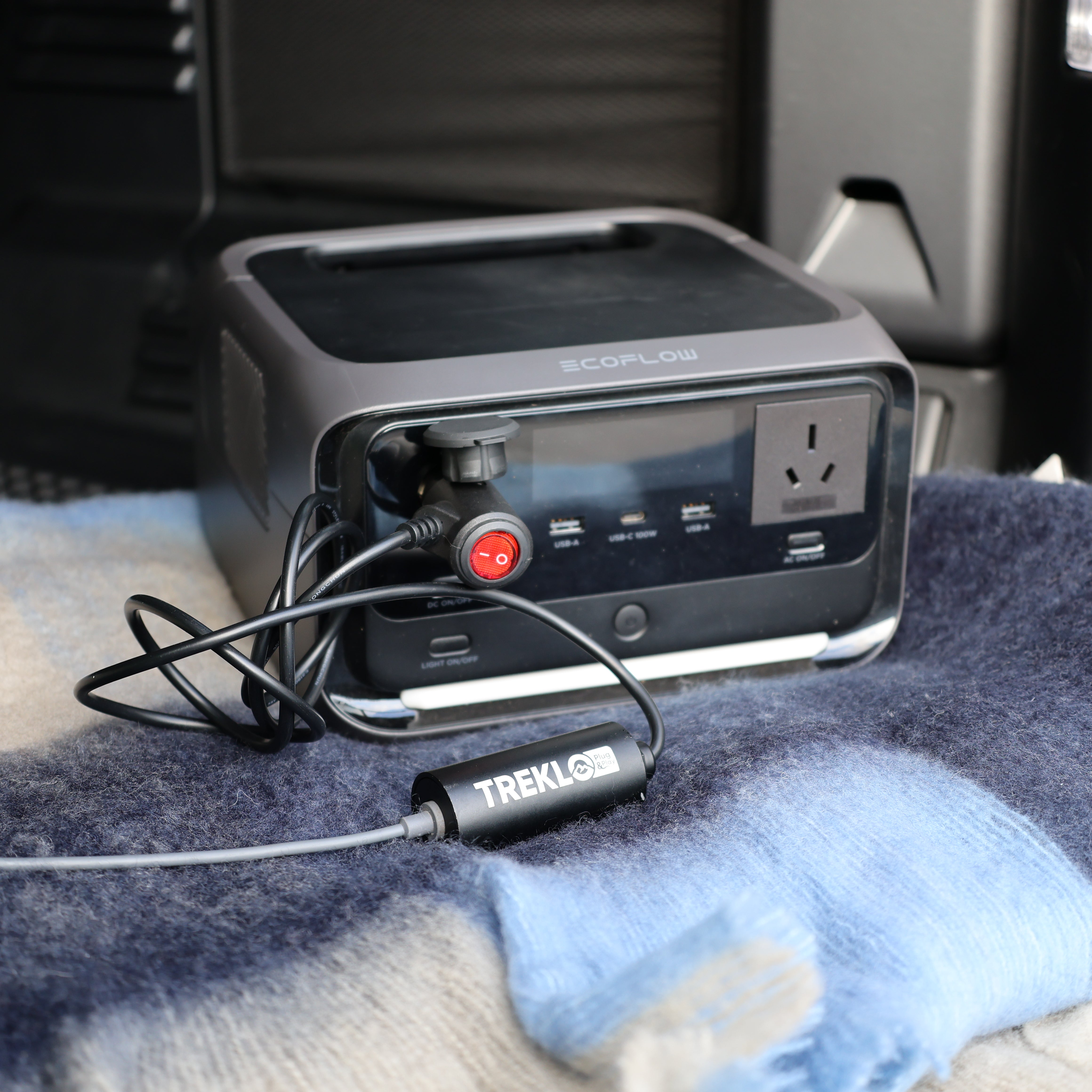 12v boosted power cable for Starlink Mini off grid travel setups