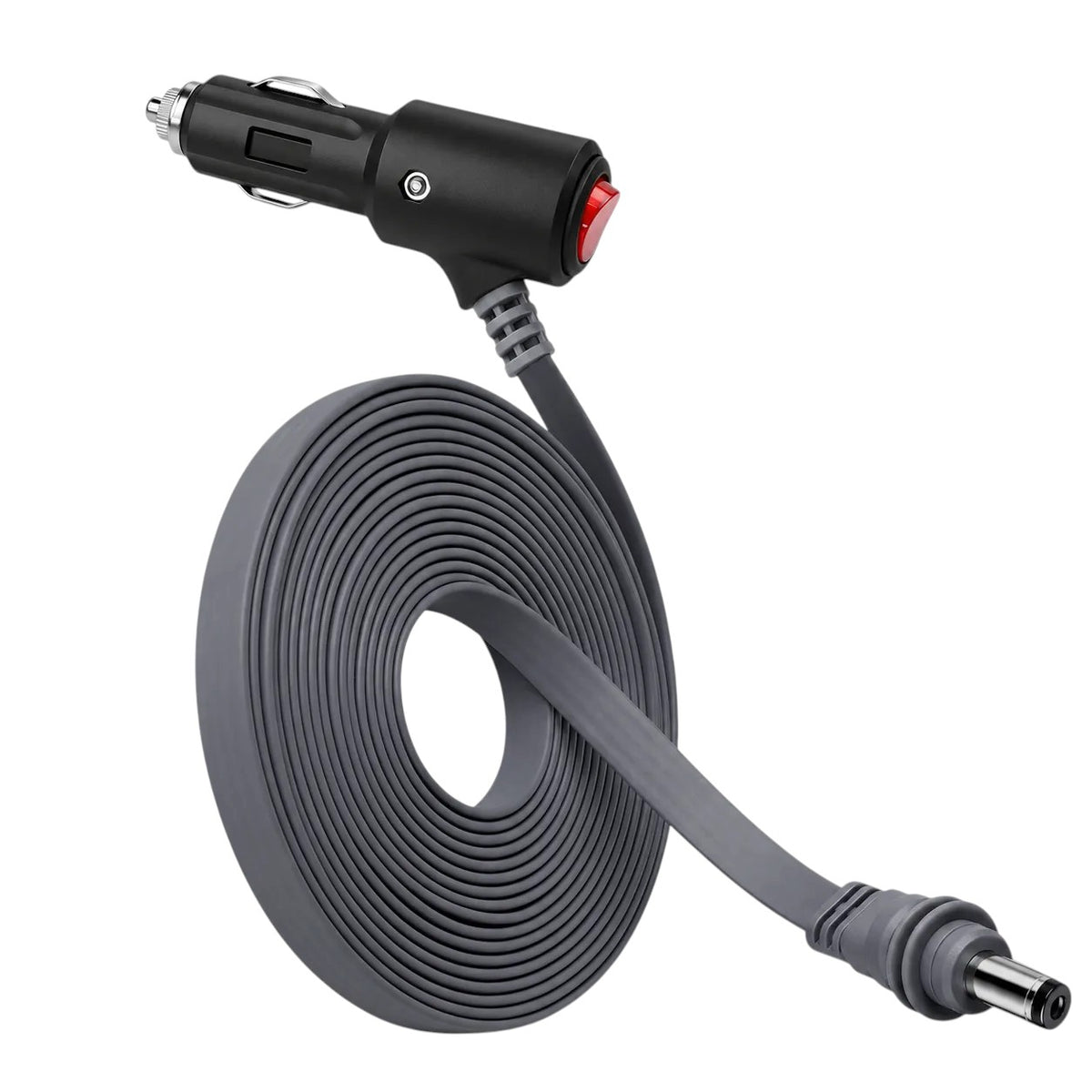 Starlink Mini 3m flat cigarette lighter power lead with integrated on off switch
