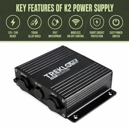 Boosted DC power supply for Starlink Mini caravan and campervan installations