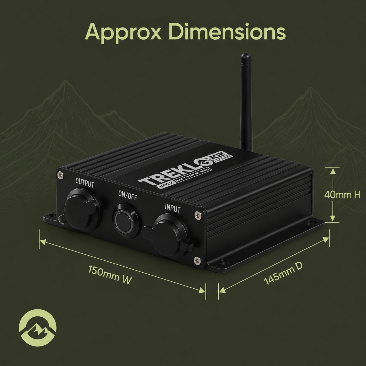 12v boosted power supply with remote for Starlink Mini vehicle installations