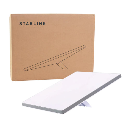 Starlink Mini dish for portable satellite internet in caravans and campervans