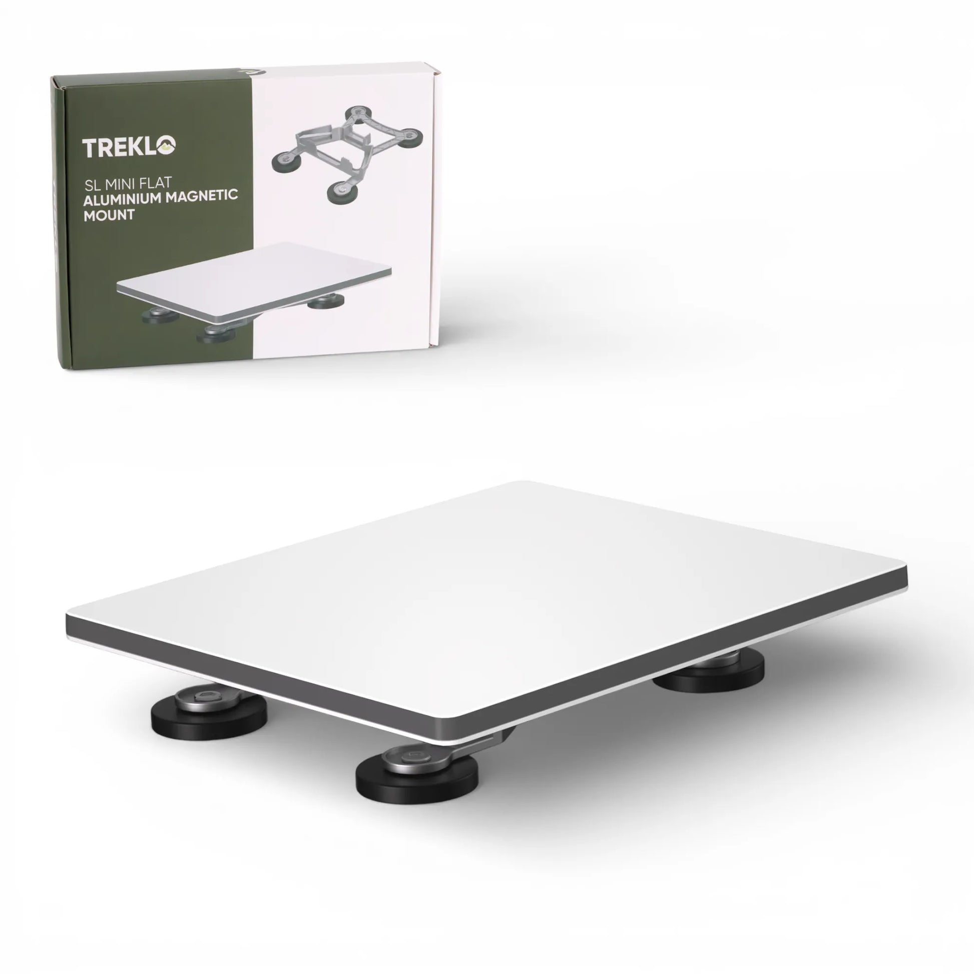 Heavy duty aluminium magnet mount for Starlink Mini vehicle installations