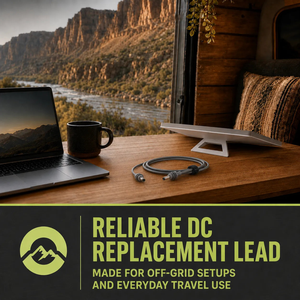 Off grid Starlink Mini connection cable for remote travel setups