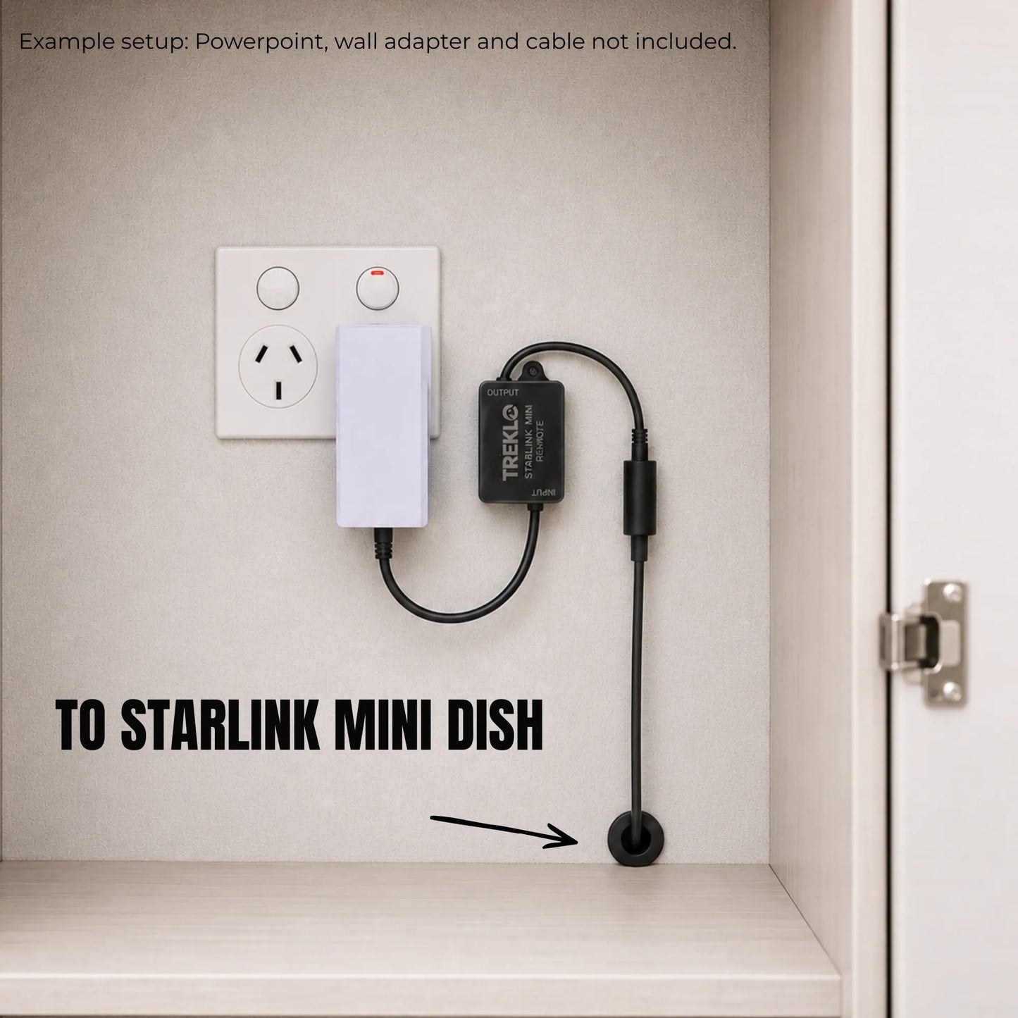 Starlink Mini remote power controller for easy on off operation from inside your vehicle
