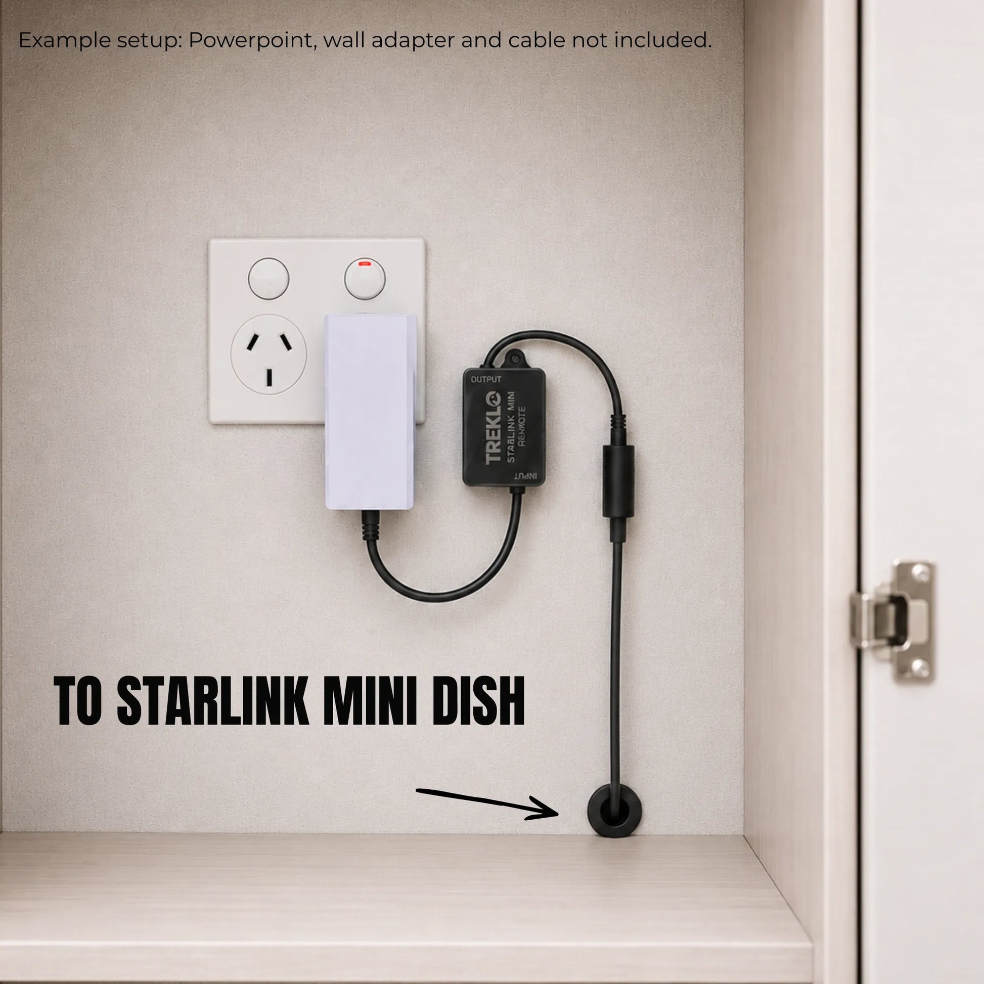 Starlink Mini remote power controller for easy on off operation from inside your vehicle