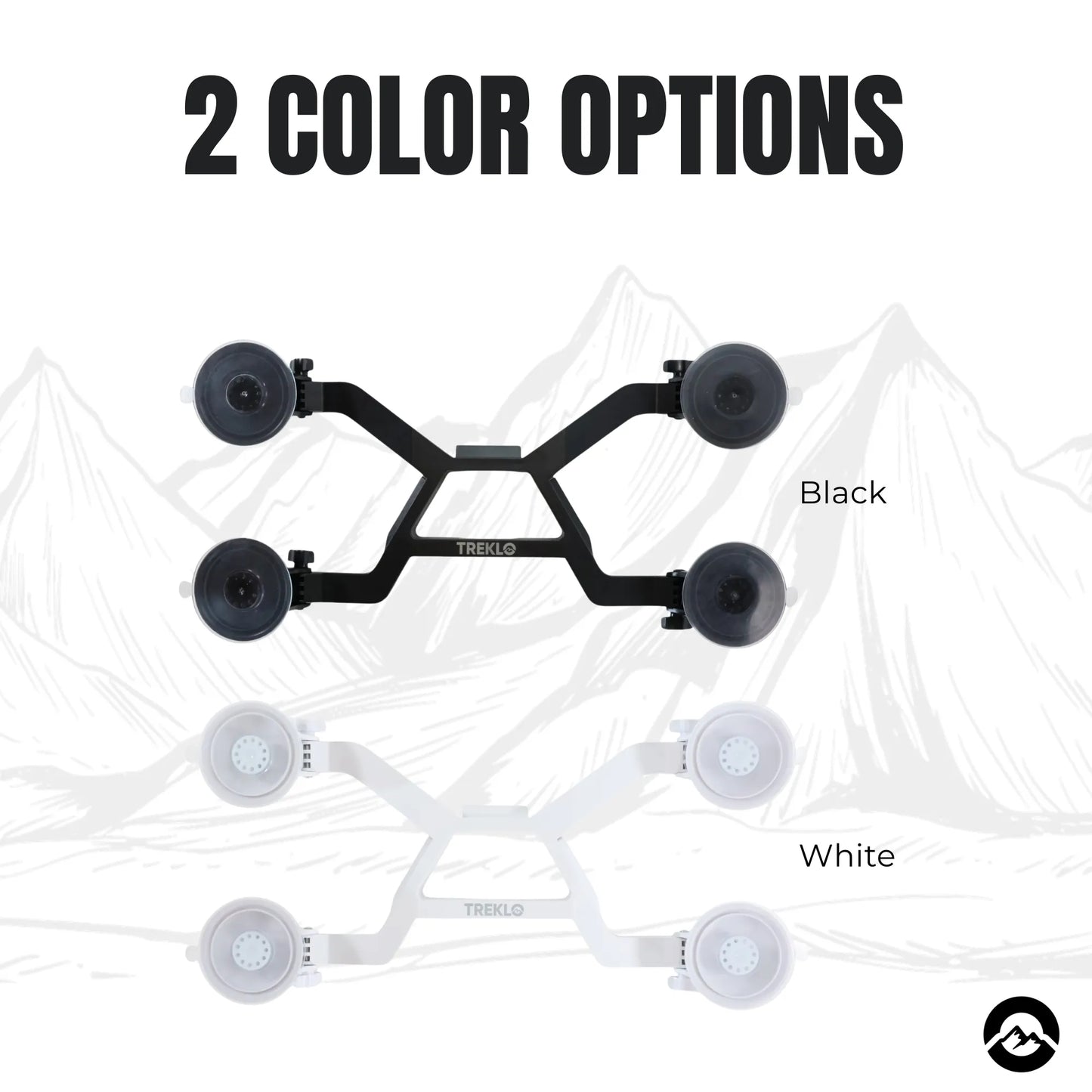 Adjustable Starlink Mini suction mount for flat and curved glass surfaces