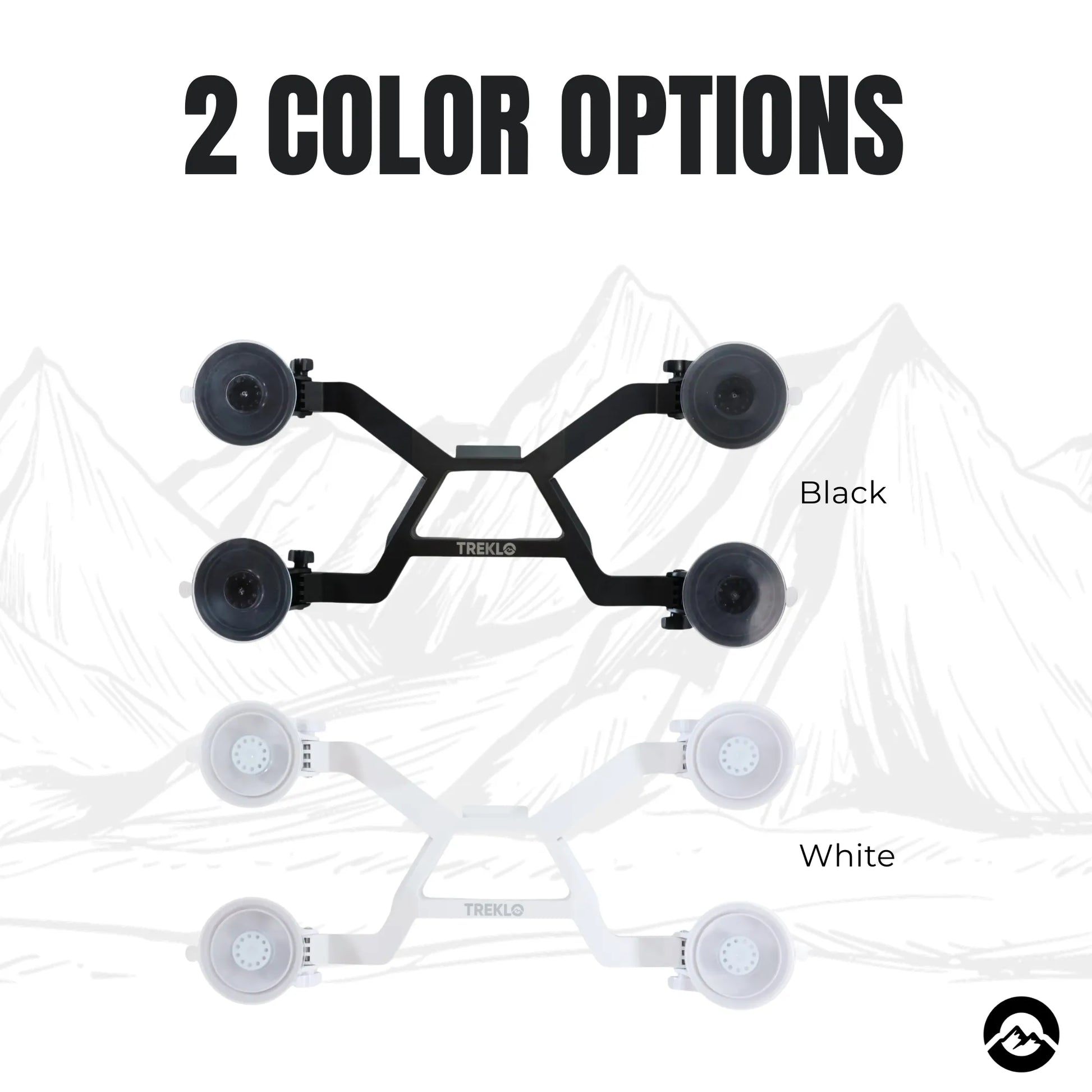 Adjustable Starlink Mini suction mount for flat and curved glass surfaces