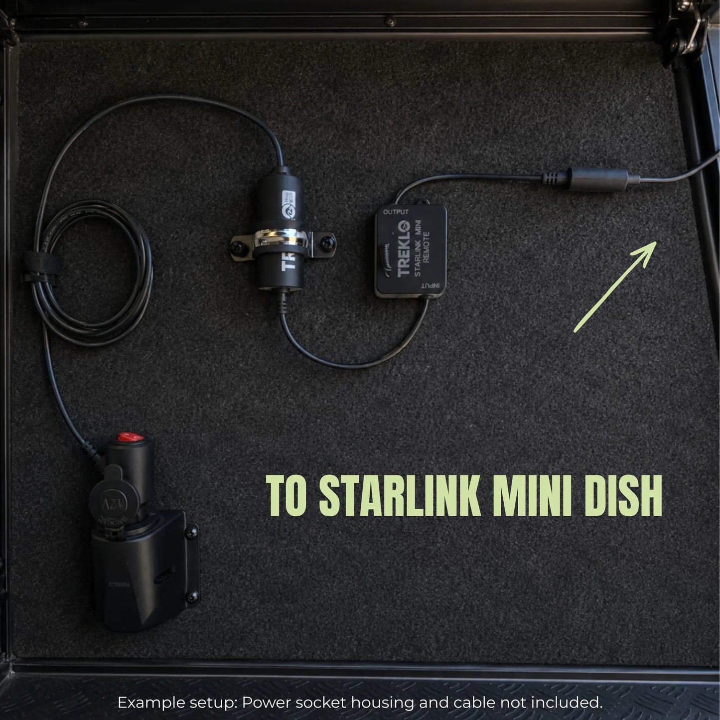 Wireless remote switch for Starlink Mini caravan and campervan installations