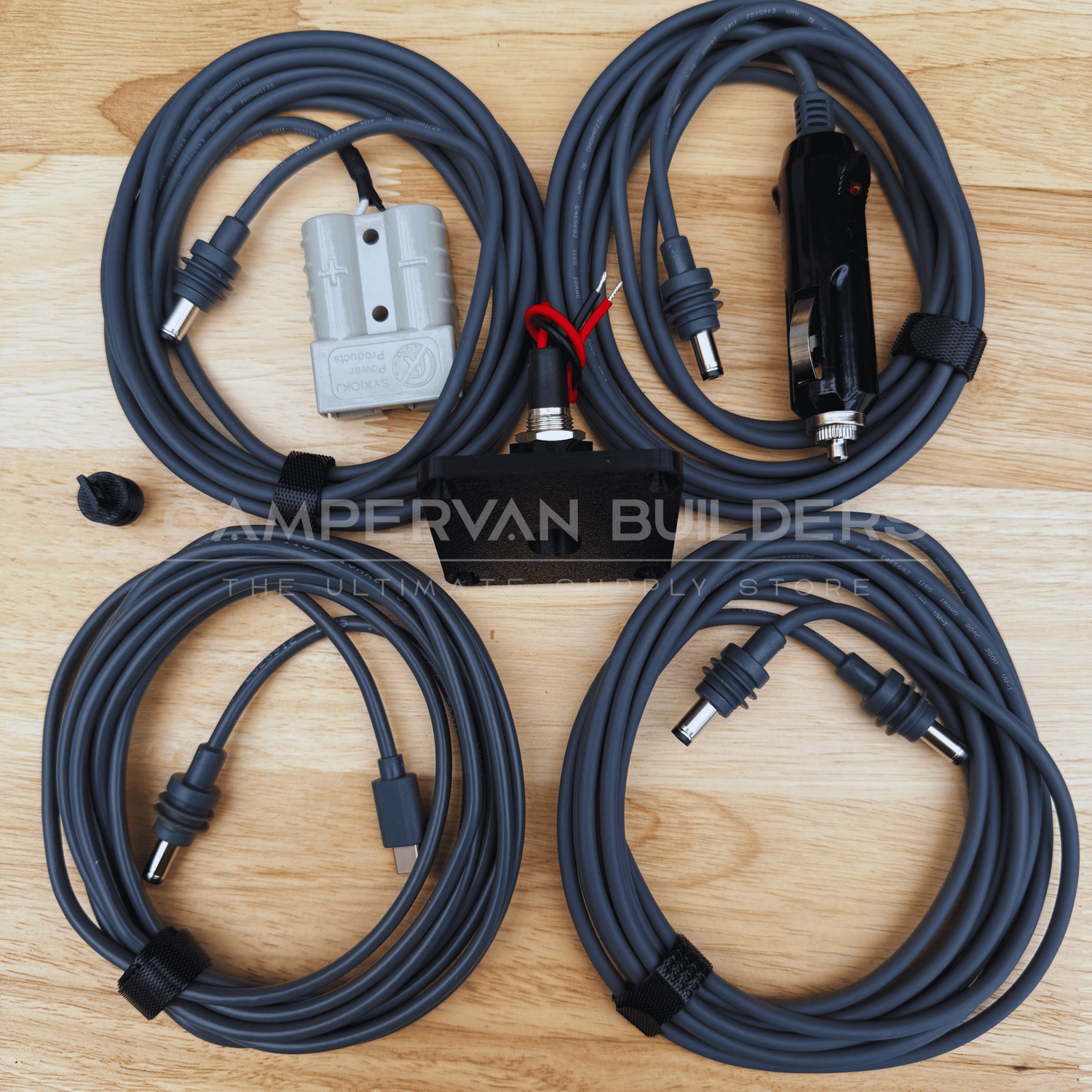 A Range of Starlink Mini Cables provided by Campervanbuilders.com.au