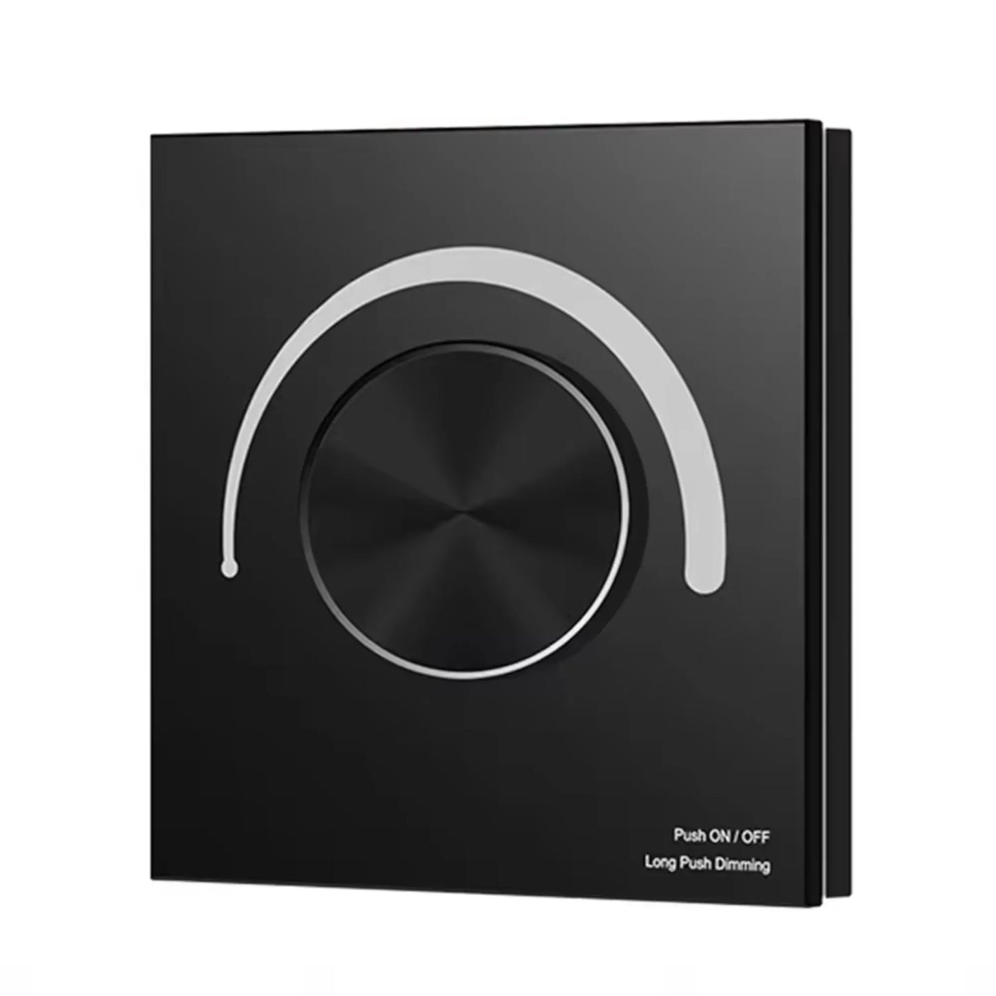 t1k black glass dimmer with wireless remote