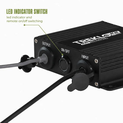 Off grid Starlink Mini power conversion kit with wireless remote functionality
