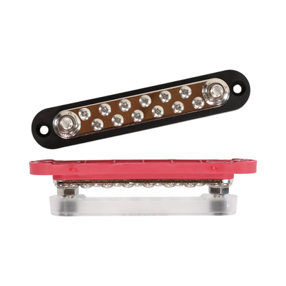 treklo 150a 2x m6 post busbar with 12 m4 bolts and cover