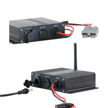 TREKLO KX boosted power supply and remote for Starlink Gen3 off grid applications
