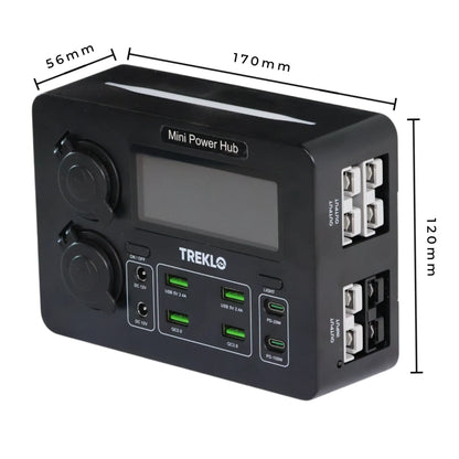 treklo mini 12v electrical power box for accessories
