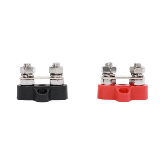 treklo twin 2x m8 post terminal stud busbar for caravan or rv