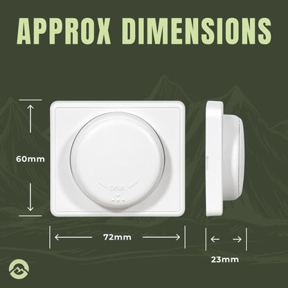 White Treklo 100W RV USB C charging outlet for modern recreational vehicle interiors