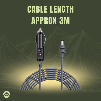 Treklo 24v Starlink Mini cigarette lighter cable for compatible vehicle electrical systems