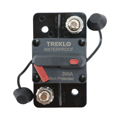 Heavy duty 300A manual reset circuit breaker for caravan and campervan electrical systems