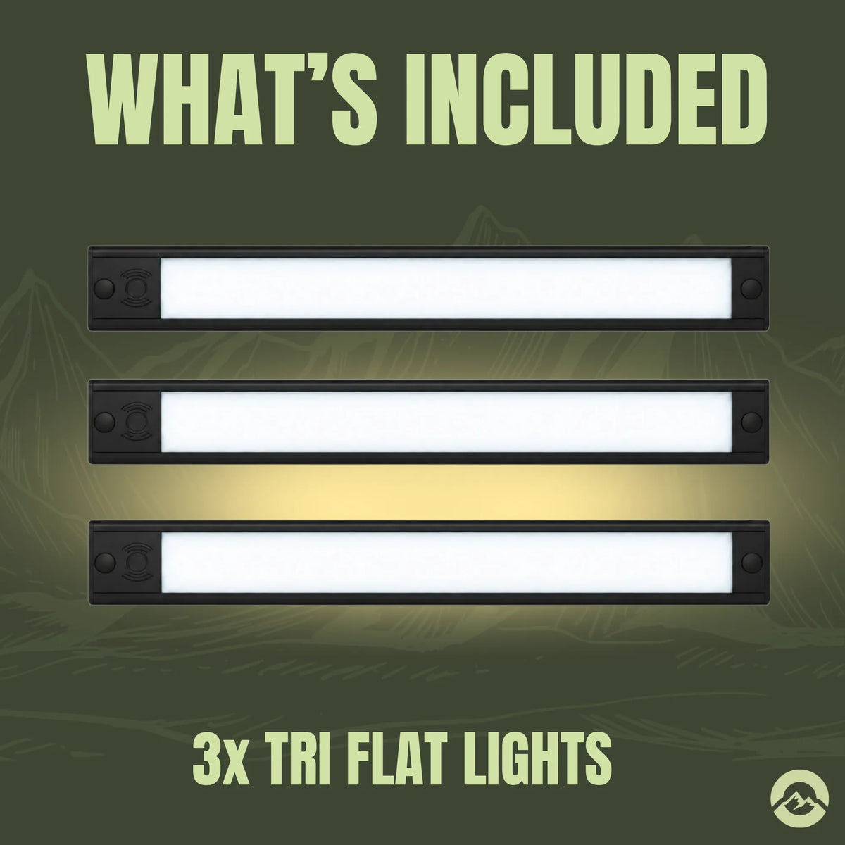 Treklo three pack 40cm camper ceiling lamps for clean and practical overhead illumination