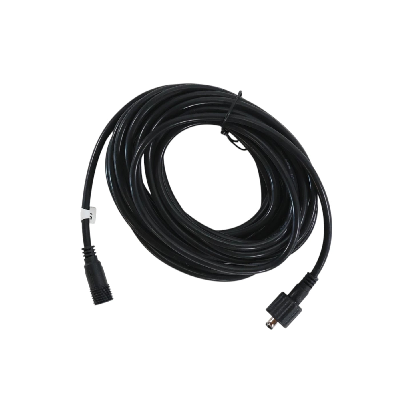 Black waterproof AquaLock extension cable with male and female connectors.