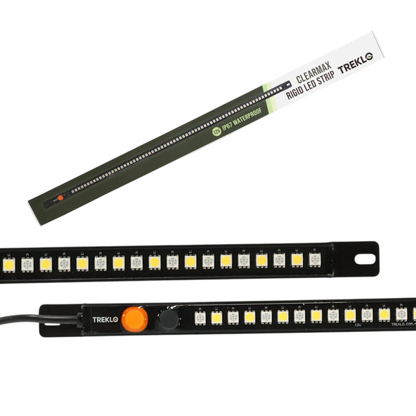 Treklo ClearMax rigid LED strip light for bright 12v interior lighting