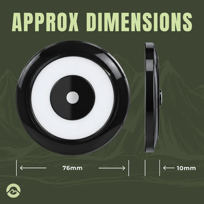 Treklo compact RV ceiling light kit with dimmer control for adjustable interior brightness