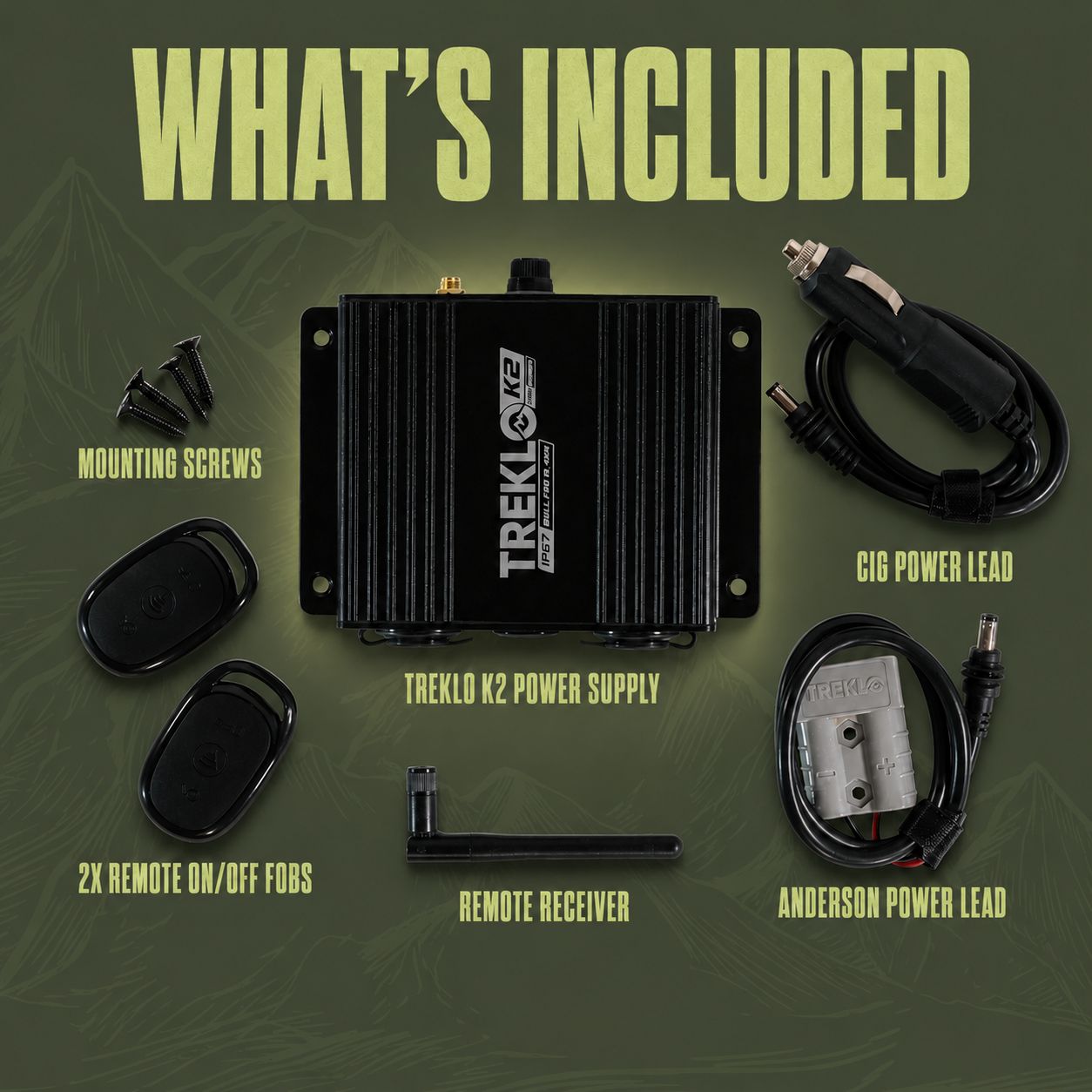 Treklo K2 boosted power supply and remote for Starlink Mini systems