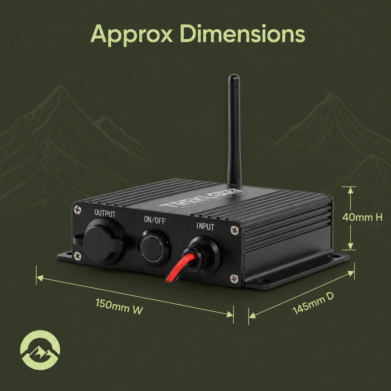 Treklo KX boosted power supply and remote for Starlink Gen3 Standard 4 systems