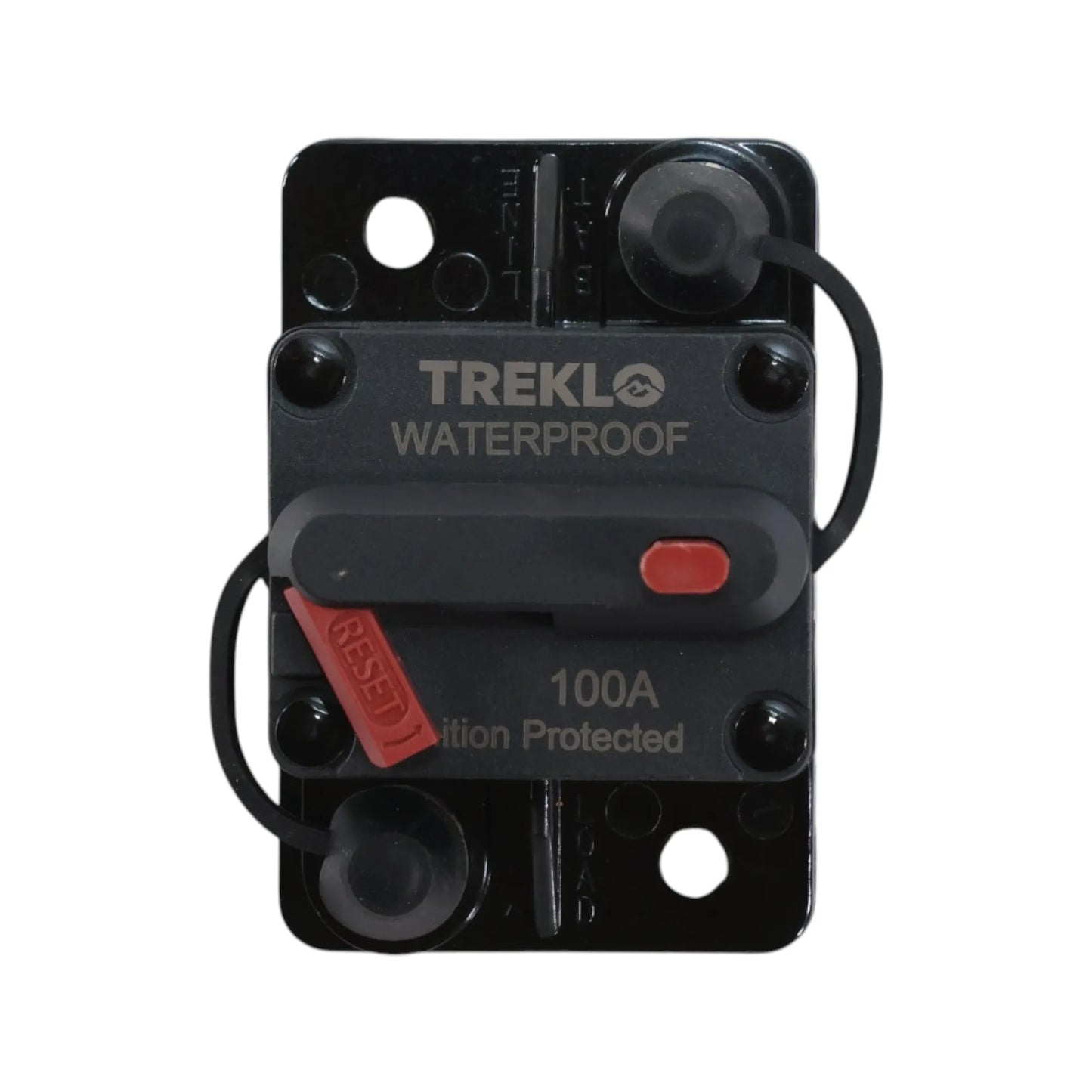Treklo Premium Rated 100A circuit breaker for reliable 12v and 24v circuit protection