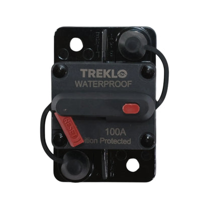 Treklo Premium Rated 100A circuit breaker for reliable 12v and 24v circuit protection